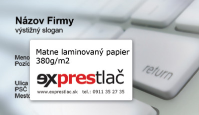 5 dôvodov prečo si vybrať matne laminované vizitky