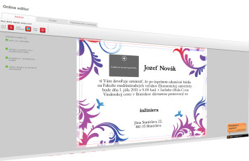 Program na tvorbu promočných oznámení