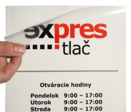 Veľkoformátová výroba samolepiek všetkých rozmerov