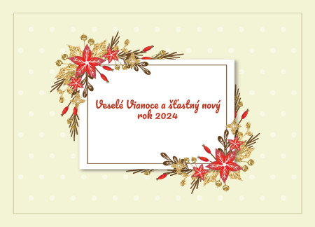 Vianočné a novoročné pozdravy - Šablóna ID 11625