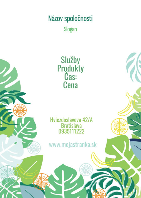 Letáky - Šablóna ID 12092