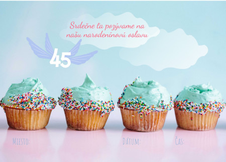 Pozvánky na oslavu - Šablóna ID 12649