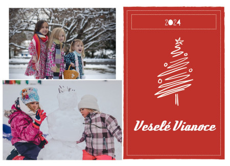 Vianočné a novoročné pozdravy - Šablóna ID 12916