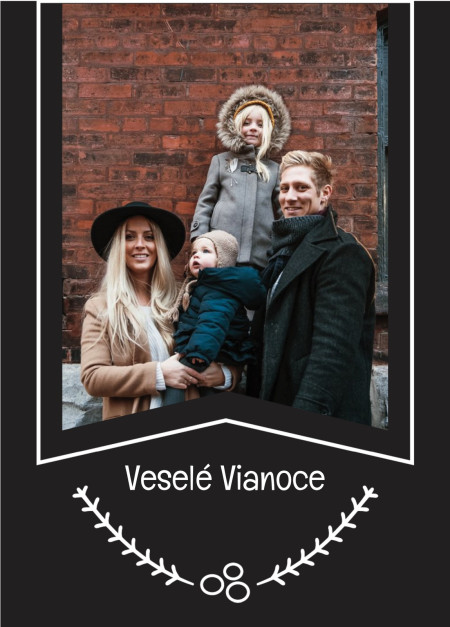 Vianočné a novoročné pozdravy - Šablóna ID 12925