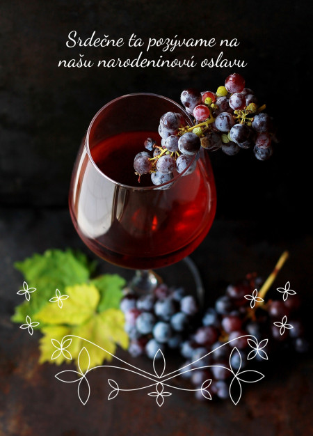 Pozvánky na oslavu - Šablóna ID 12999