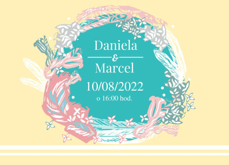 Svadobné oznámenia - Šablóna ID 13313