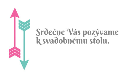 Pozvánky k svadobnému stolu - Šablóna ID 13544