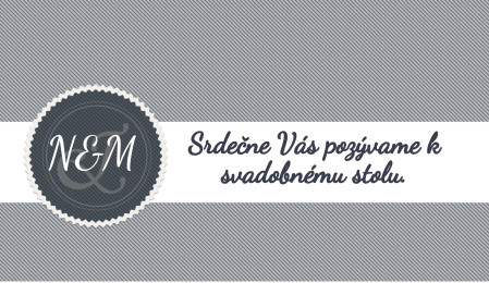 Pozvánky k svadobnému stolu - Šablóna ID 13592