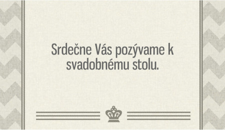 Pozvánky k svadobnému stolu - Šablóna ID 13822