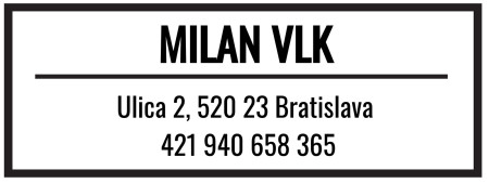 Malá pečiatka - Šablóna ID 16074