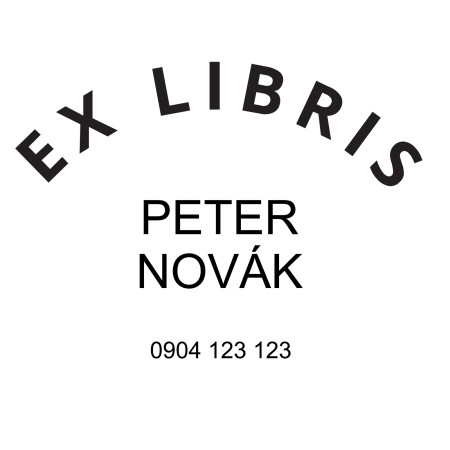 Okrúhla pečiatka - Šablóna ID 16139