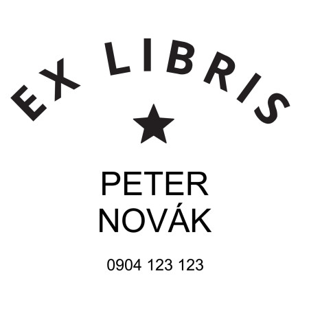 Okrúhla pečiatka - Šablóna ID 16145