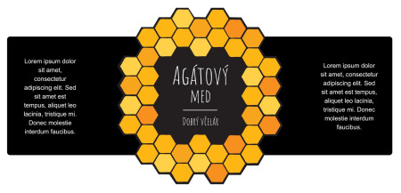Etikety na med - Šablóna ID 16594