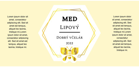 Etikety na med - Šablóna ID 16602