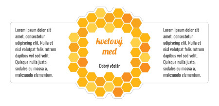 Etikety na med - Šablóna ID 16685