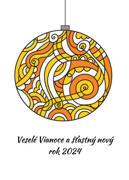 Vianočné a novoročné pozdravy - Šablóna ID 16766