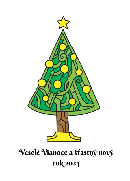 Vianočné a novoročné pozdravy - Šablóna ID 16782