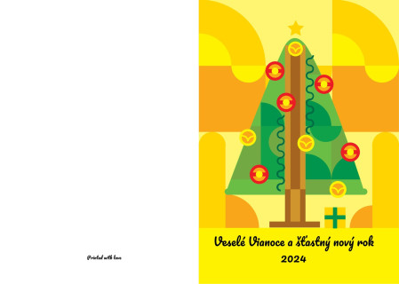 Vianočné a novoročné pozdravy - Šablóna ID 16798