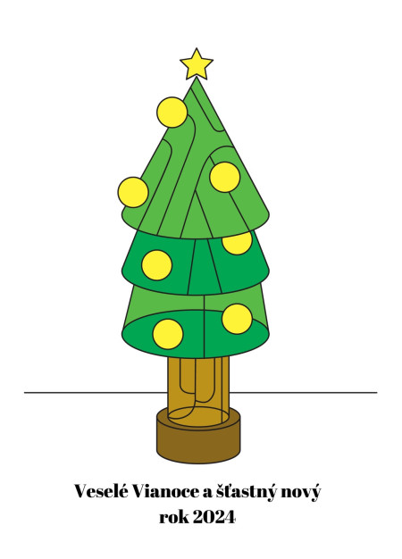 Vianočné a novoročné pozdravy - Šablóna ID 16810