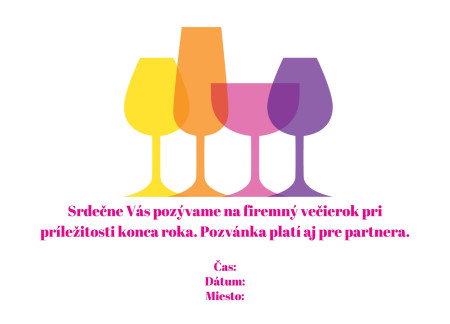 Pozvánky na oslavu - Šablóna ID 16950