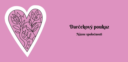 Darčekové poukážky - Šablóna ID 16966