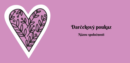 Darčekové poukážky - Šablóna ID 16974