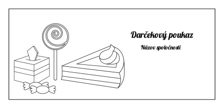 Darčekové poukážky - Šablóna ID 17138