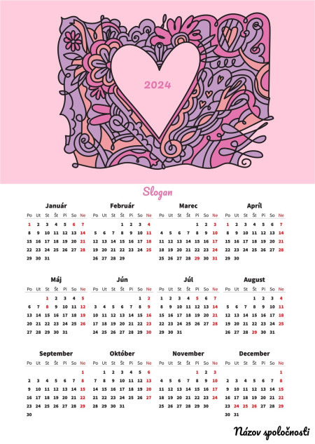 Plagátové kalendáre - Šablóna ID 18334