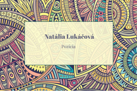 Vizitky - Šablóna ID 18914