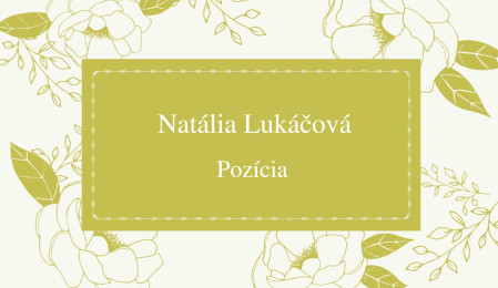 Vizitky - Šablóna ID 18925