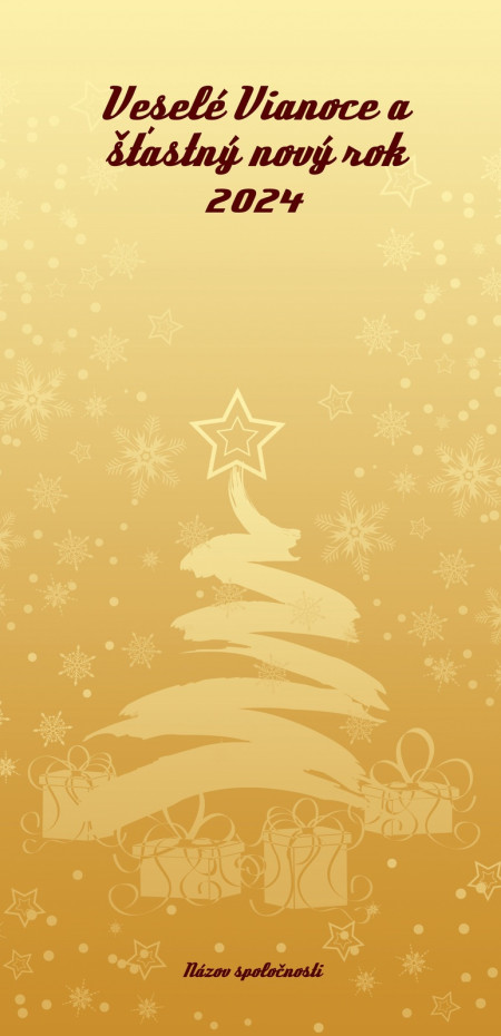 Vianočné a novoročné pozdravy - Šablóna ID 3425