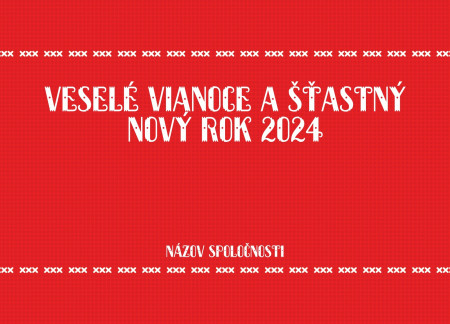 Vianočné a novoročné pozdravy - Šablóna ID 3461