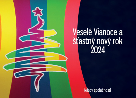 Vianočné a novoročné pozdravy - Šablóna ID 706