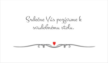 Pozvánky k svadobnému stolu - Šablóna ID 8585